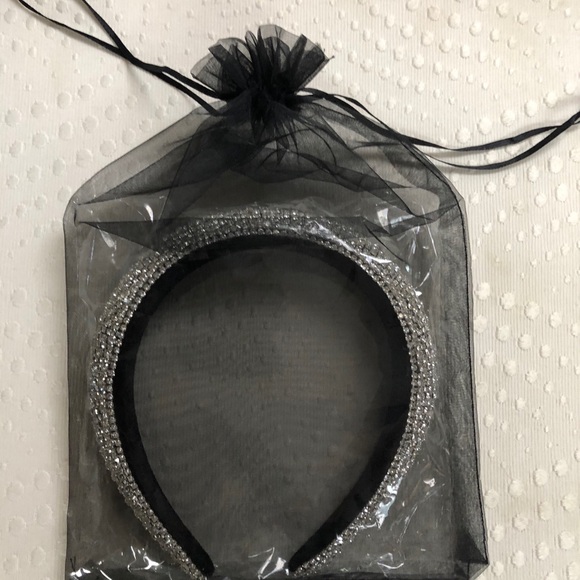 Bejeweled Padded Rhinestone Statement Headband - Picture 7 of 7